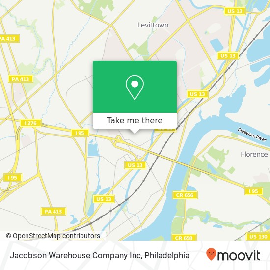 Mapa de Jacobson Warehouse Company Inc