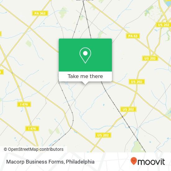 Macorp Business Forms map