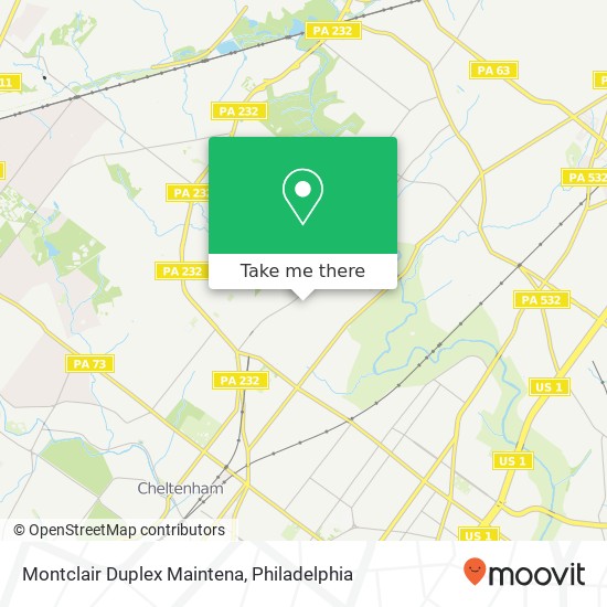 Montclair Duplex Maintena map