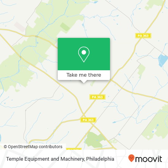 Temple Equipment and Machinery map