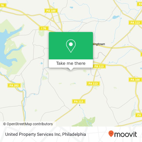 Mapa de United Property Services Inc