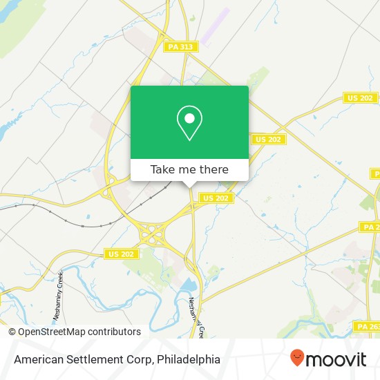 American Settlement Corp map