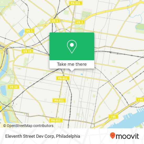 Mapa de Eleventh Street Dev Corp