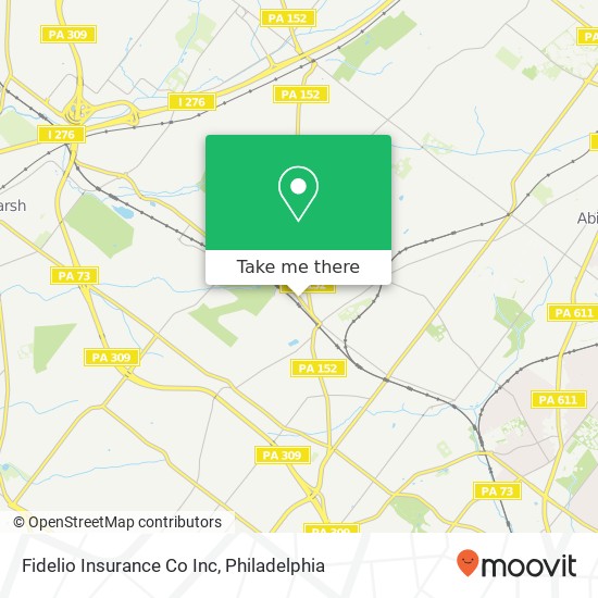 Mapa de Fidelio Insurance Co Inc