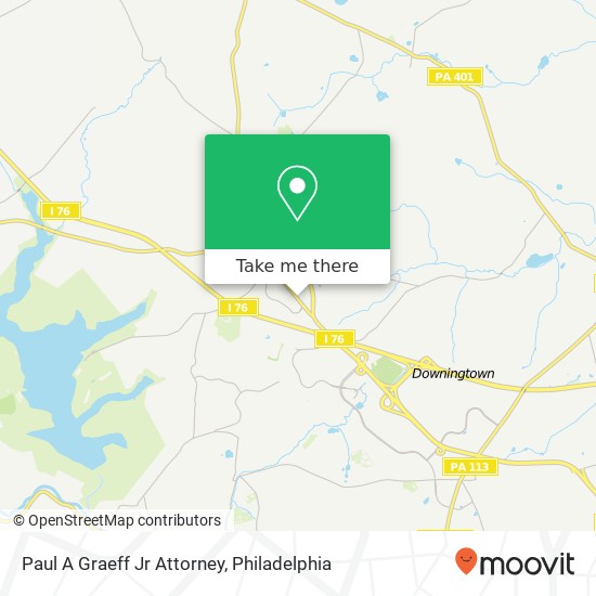 Paul A Graeff Jr Attorney map