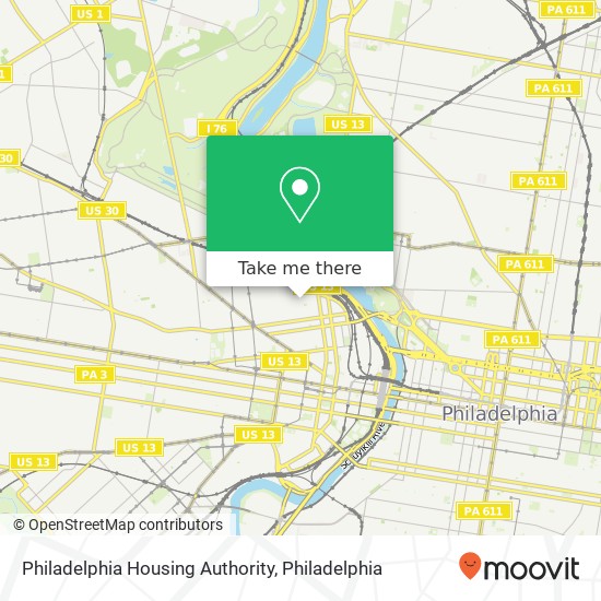 Philadelphia Housing Authority map