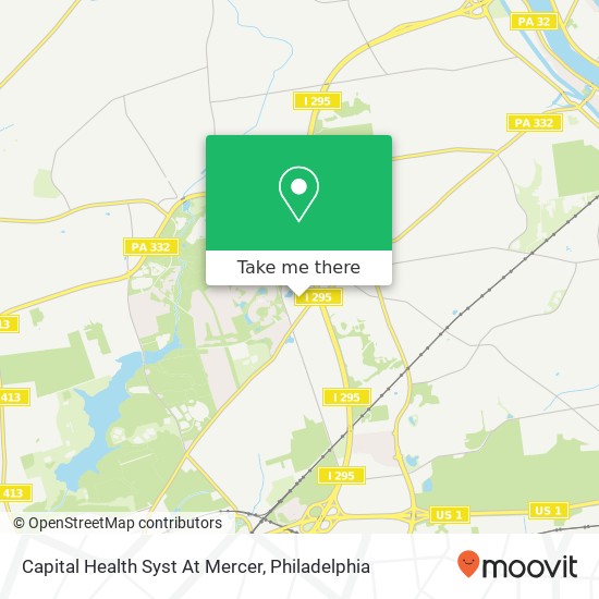 Mapa de Capital Health Syst At Mercer