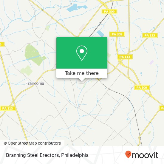 Branning Steel Erectors map