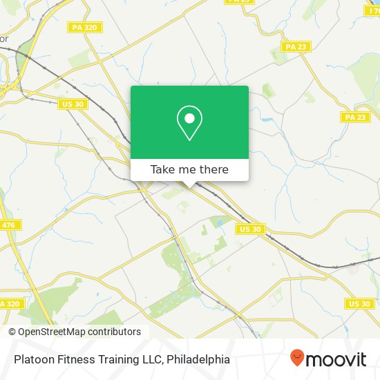 Mapa de Platoon Fitness Training LLC