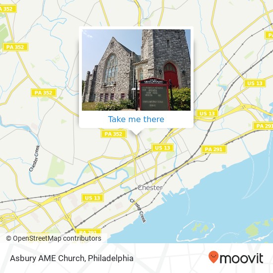 Asbury AME Church map