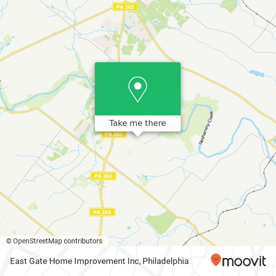 East Gate Home Improvement Inc map