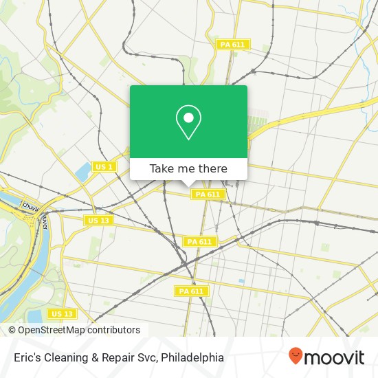 Mapa de Eric's Cleaning & Repair Svc