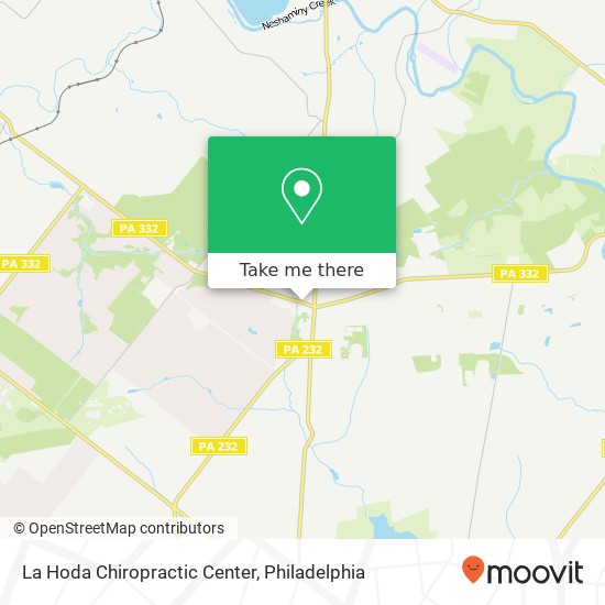 La Hoda Chiropractic Center map