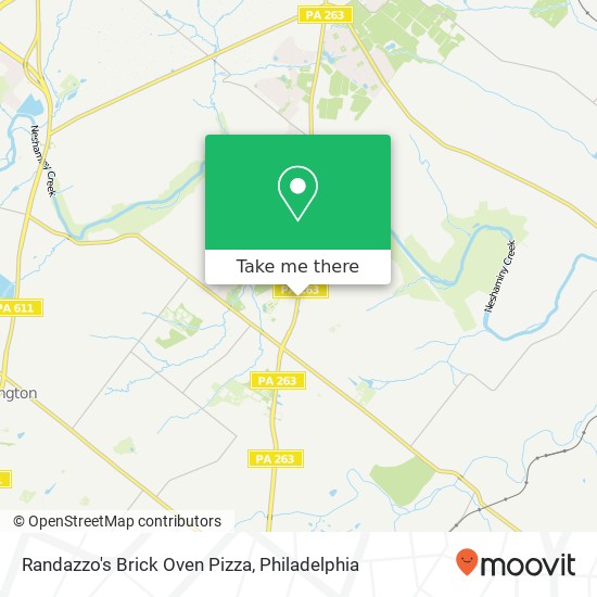 Mapa de Randazzo's Brick Oven Pizza