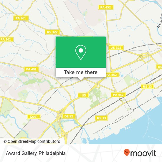 Award Gallery map