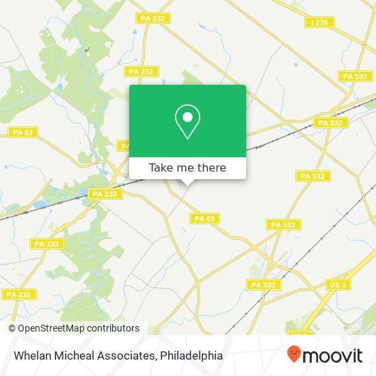 Mapa de Whelan  Micheal Associates