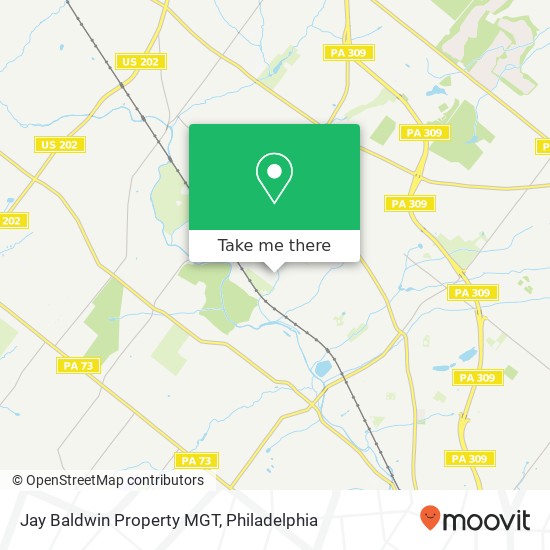 Mapa de Jay Baldwin Property MGT