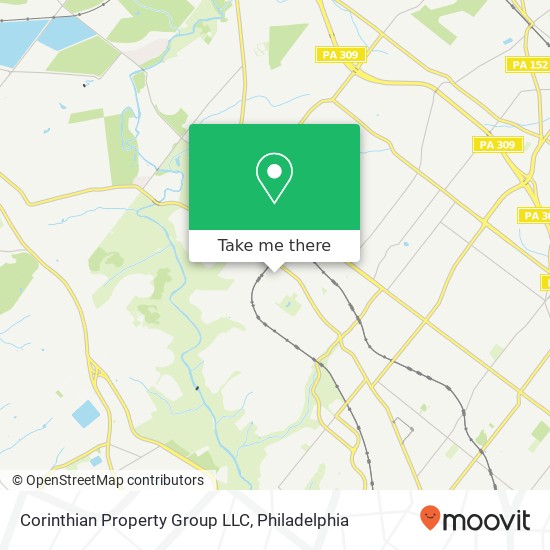 Mapa de Corinthian Property Group LLC