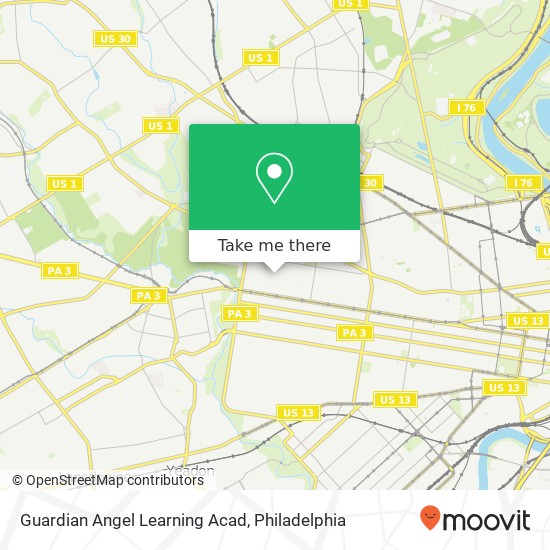 Mapa de Guardian Angel Learning Acad