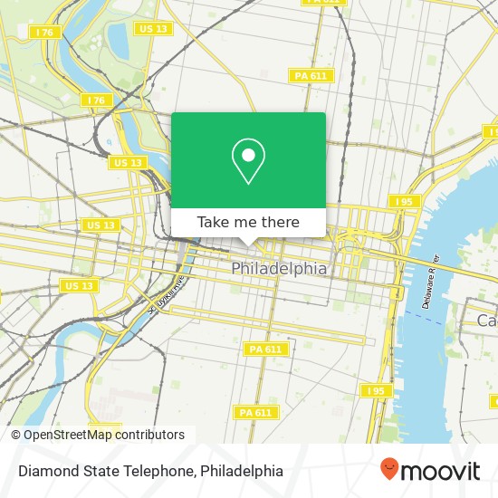 Diamond State Telephone map