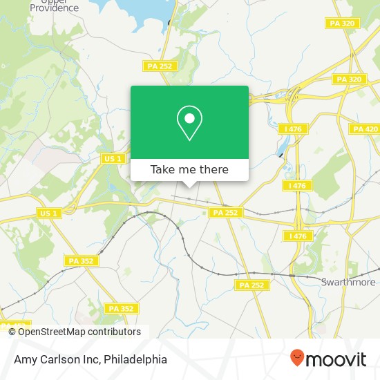 Amy Carlson Inc map