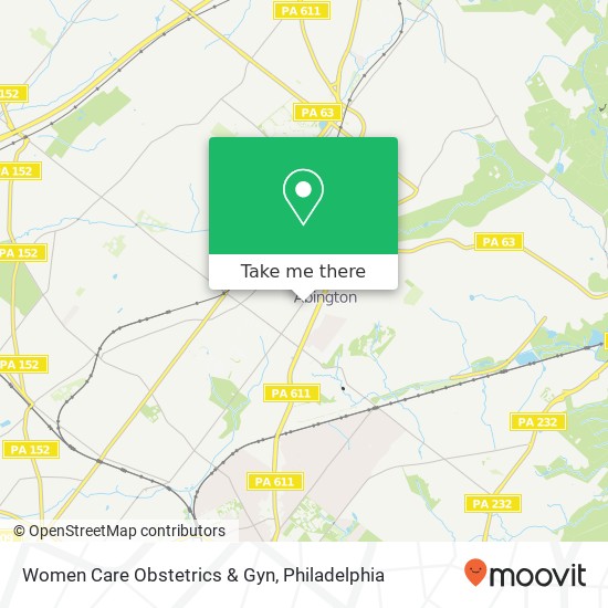 Women Care Obstetrics & Gyn map