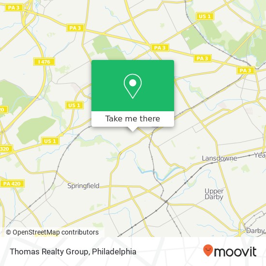 Thomas Realty Group map