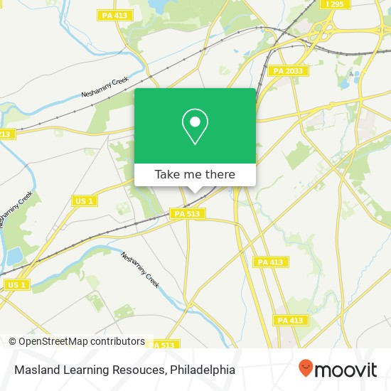 Masland Learning Resouces map