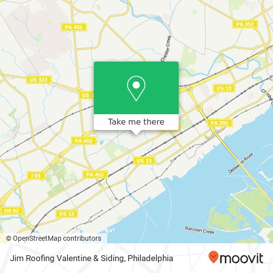 Jim Roofing Valentine & Siding map