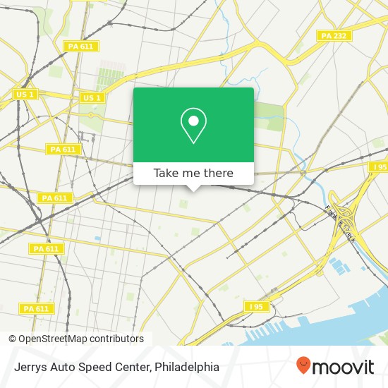 Jerrys Auto Speed Center map