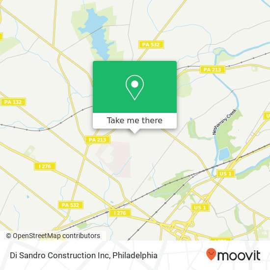 Di Sandro Construction Inc map