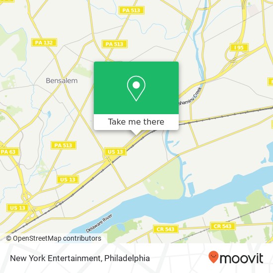 Mapa de New York Entertainment