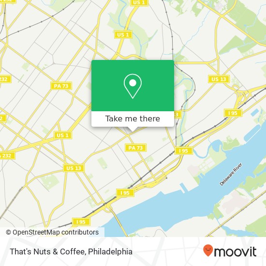 That's Nuts & Coffee map