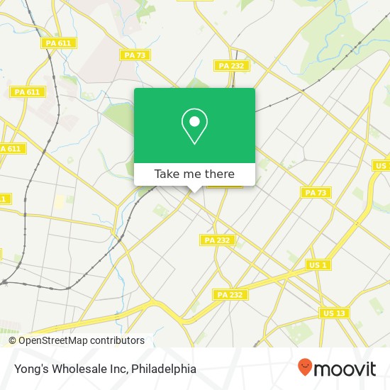 Mapa de Yong's Wholesale Inc