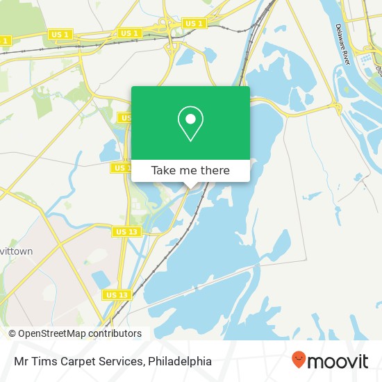 Mapa de Mr Tims Carpet Services
