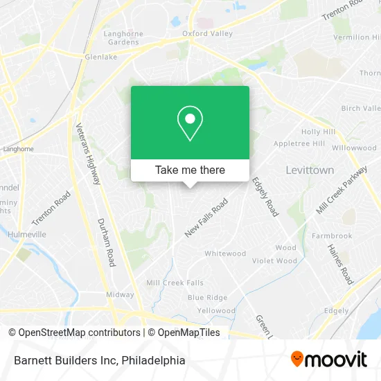 Barnett Builders Inc map