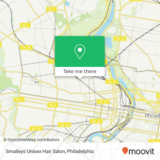 Smalleys Unisex Hair Salon map