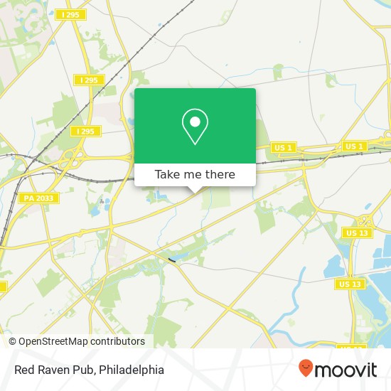 Red Raven Pub map