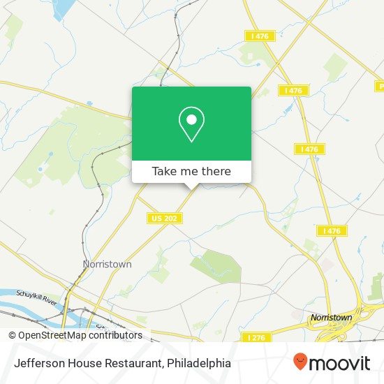 Mapa de Jefferson House Restaurant