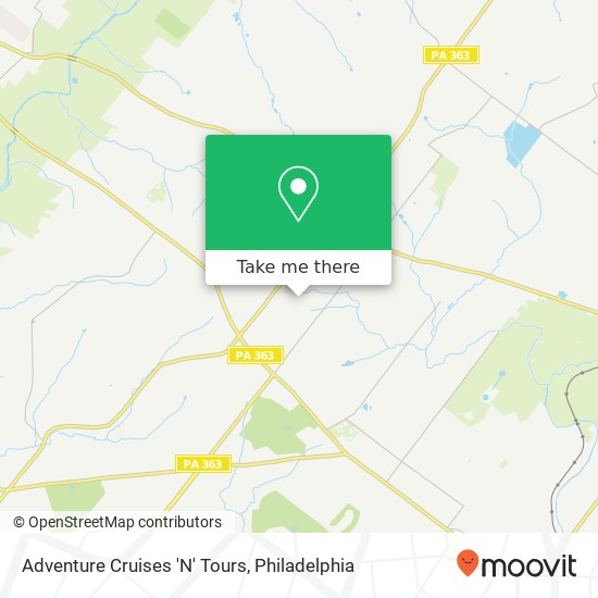 Mapa de Adventure Cruises 'N' Tours