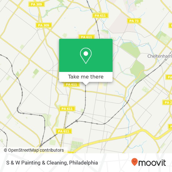 Mapa de S & W Painting & Cleaning