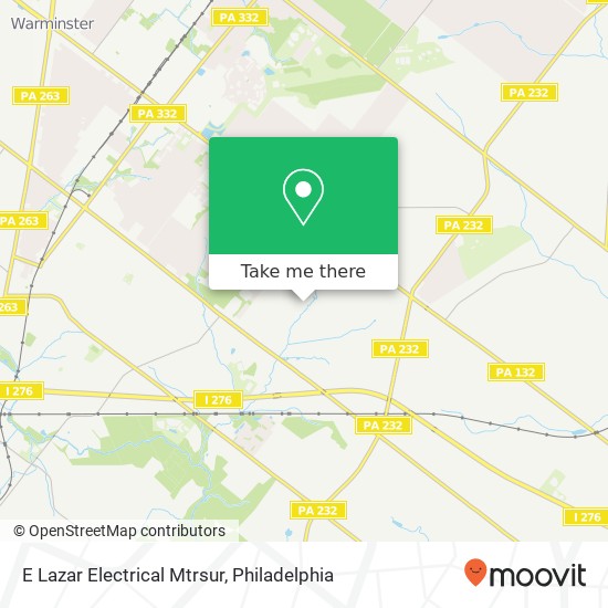 E Lazar Electrical Mtrsur map