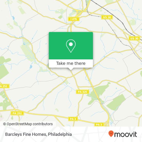 Barcleys Fine Homes map