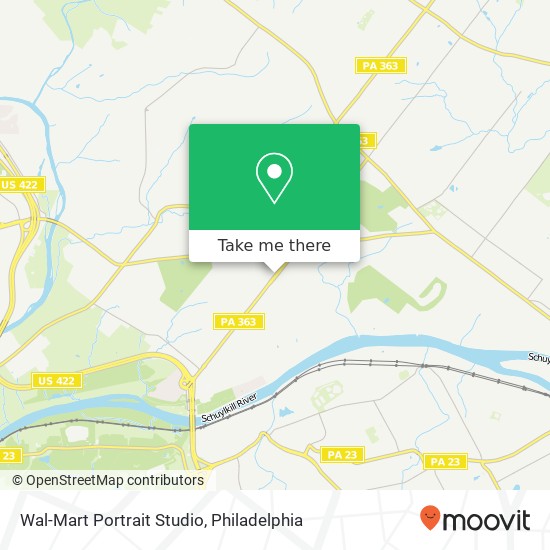 Mapa de Wal-Mart Portrait Studio