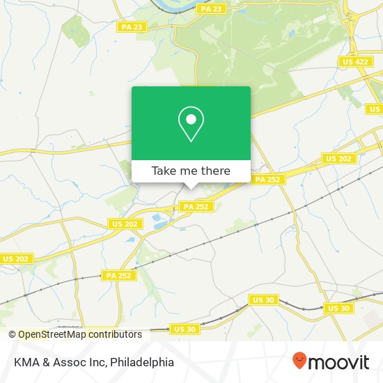 KMA & Assoc Inc map