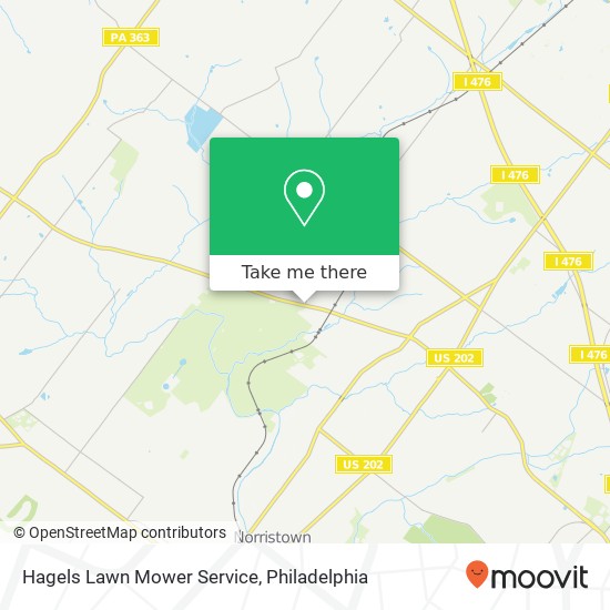 Hagels Lawn Mower Service map