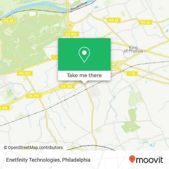 Mapa de Enetfinity Technologies