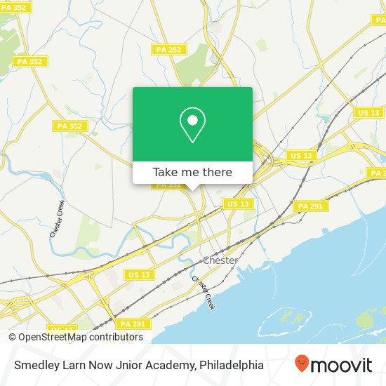 Mapa de Smedley Larn Now Jnior Academy
