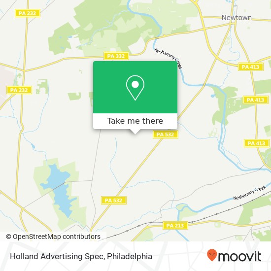 Holland Advertising Spec map