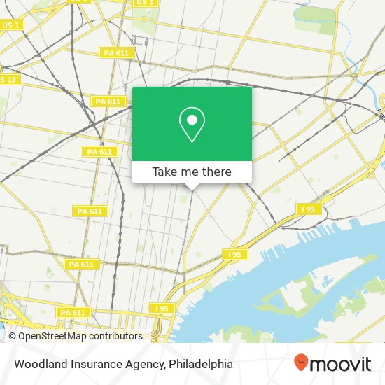 Mapa de Woodland Insurance Agency